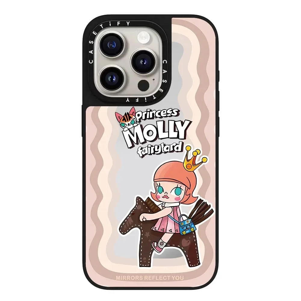 علامة تجارية مشتركة مولي موجة مرآة مولي آيفون 16/17 برو 15 برو ماكس جراب هاتف 14 مرآة #3