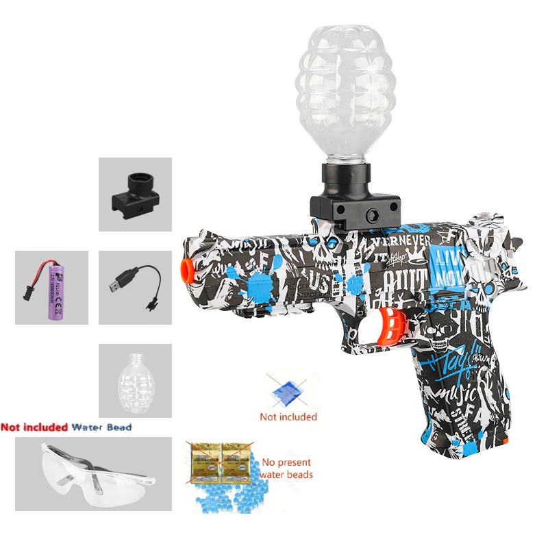 3,7 V elektrisch gelbal speelgoedpistool zomer buiten ouder-kind teaminteractie meerdere huidopties beschikbaar