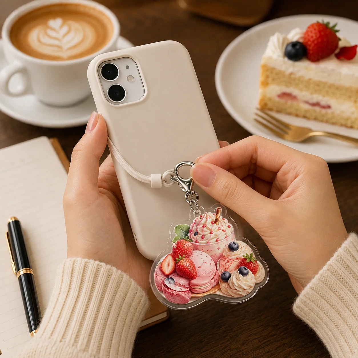 Customized Special Shape Acrylic Keychain Pendant, Unique Gift