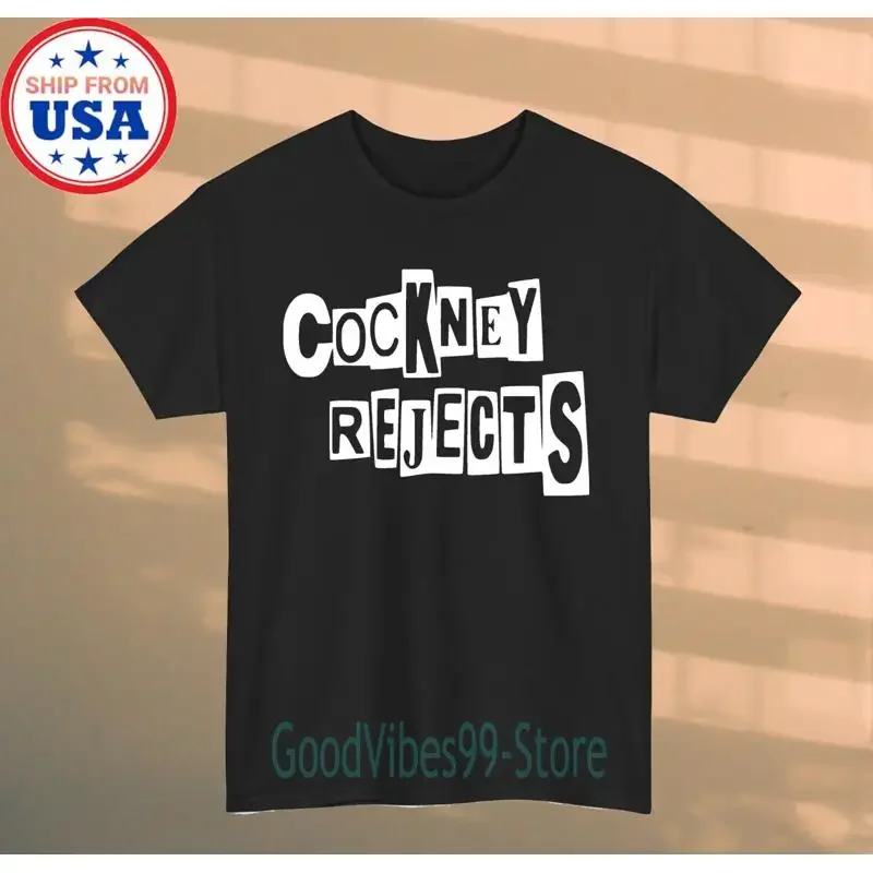 COCKNEY REJECTS Men's Black Size S5XL