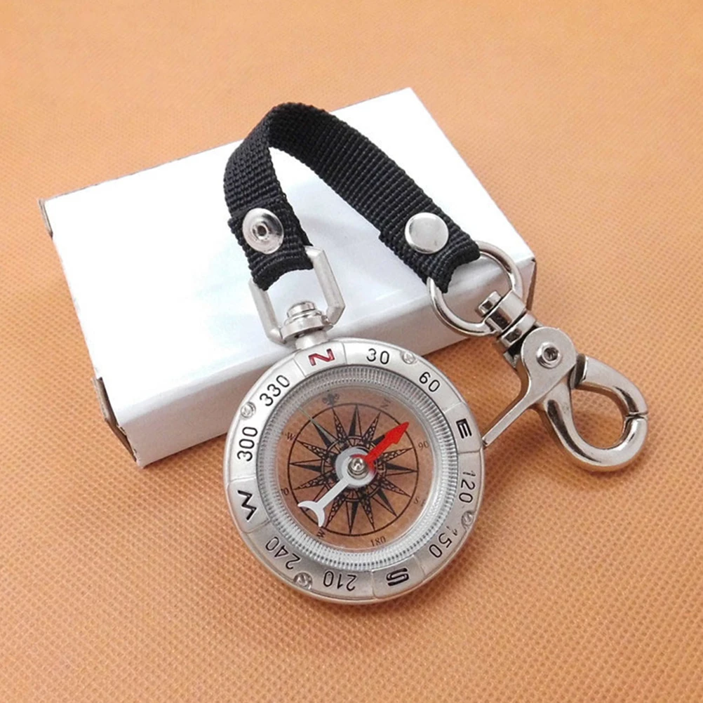 

Vintage Style Pocket Compass With Lanyard Portable Mini Outdoor Camping Hiking Survival Lightweight Easy Read Accurate Direction