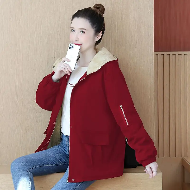 Cheap Wholesale Waterproof Autumn Winter Fashion Casual Women Overcoat Warm Jacket Thick Long Lady Coats Female  Parkas L149