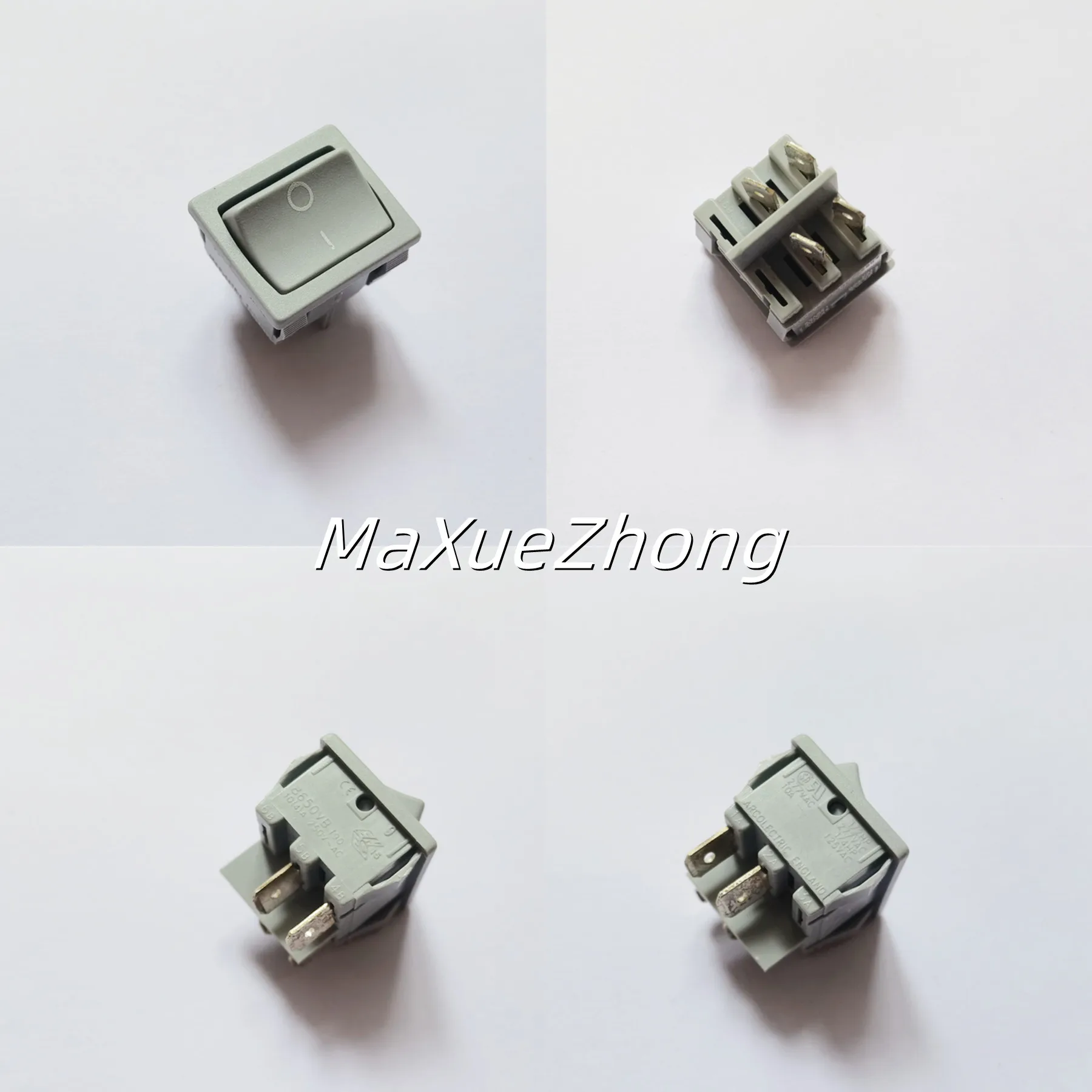 

Original New 100% 8650VB 10A250V rocker switch 21*24MM rocker power button switch rocker 2gear 4pin