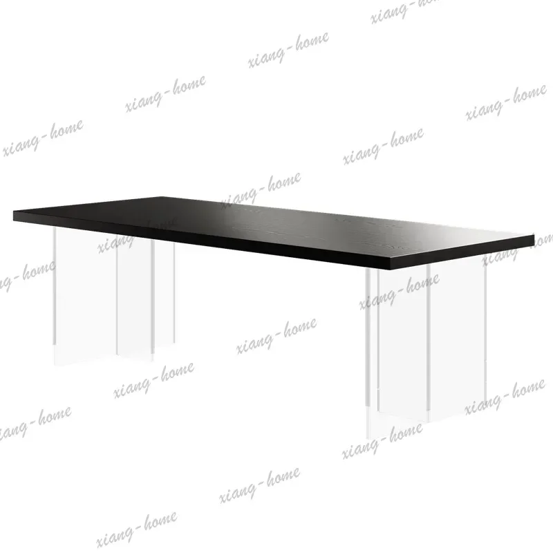 YJ Nordic Solid Wood Acrylic Floating Table Italian Minimalist High-grade Living Room Office Desk Creative Home Furniture FYFD