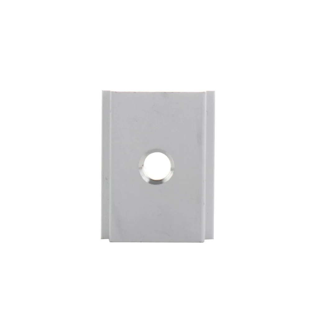 10pcs M6 Thread Size Sliding T-Nuts Aluminum Alloy Material Silver Aluminum T-Shaped Groove Nuts T-Slot Fasteners Profile Rail
