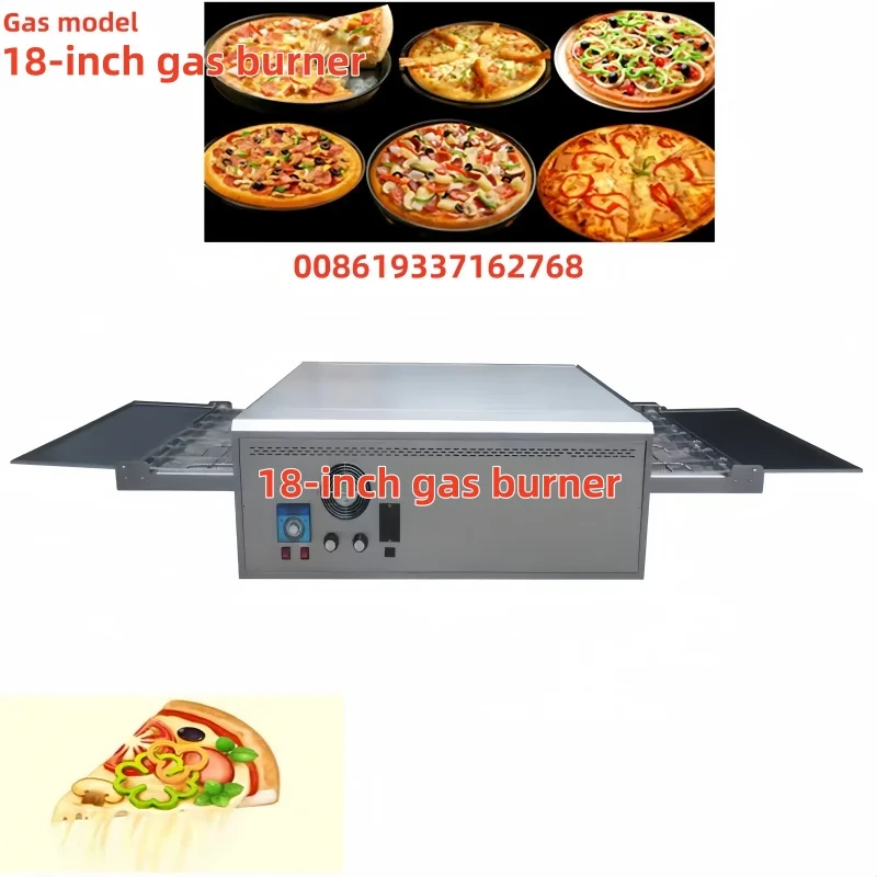

18/32 Inch Commercial Automatic Chain Type Gas Electric Conveyor Pizza Oven