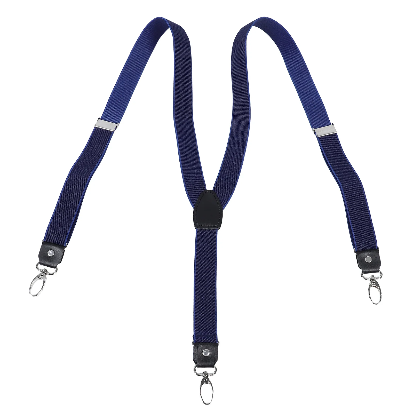 

Adult Suspenders Heavy Duty Adjustable Secure Hook Clips Pants Suspenders for Men Dress Casual Formal Wear Belt Fasteners Clip