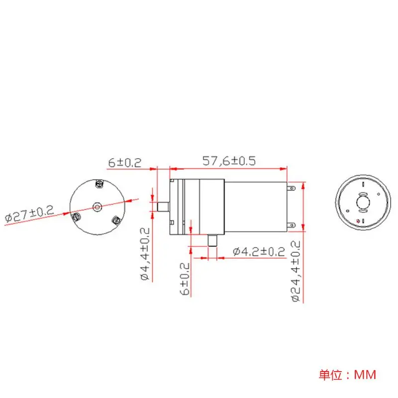 12V Electric Micro Vacuum Air Booster For Medical Instrument