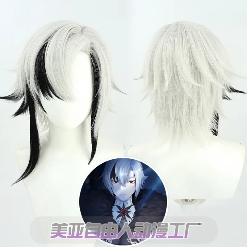 

Genshin Impact Arlecchino Cosplay Wig, Fatui Harbinger, Silicone Scalp, Heat Resistant