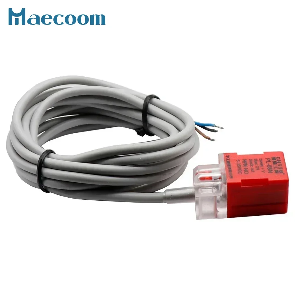 

Voron 3d Printer PL-08N 8mm Sensing DC NPN NC Cube Shell Inductive Screen Shield Type Proximity Switch LP08 Auto Leveling Sensor