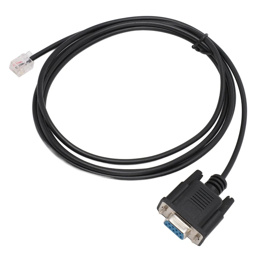 PVC DB9 RS232 to RJ11 6ft 6P4C Serial Console Cable Plug and Play Cable for APC AP7800 AP7900 940‑0144A Data Transfer