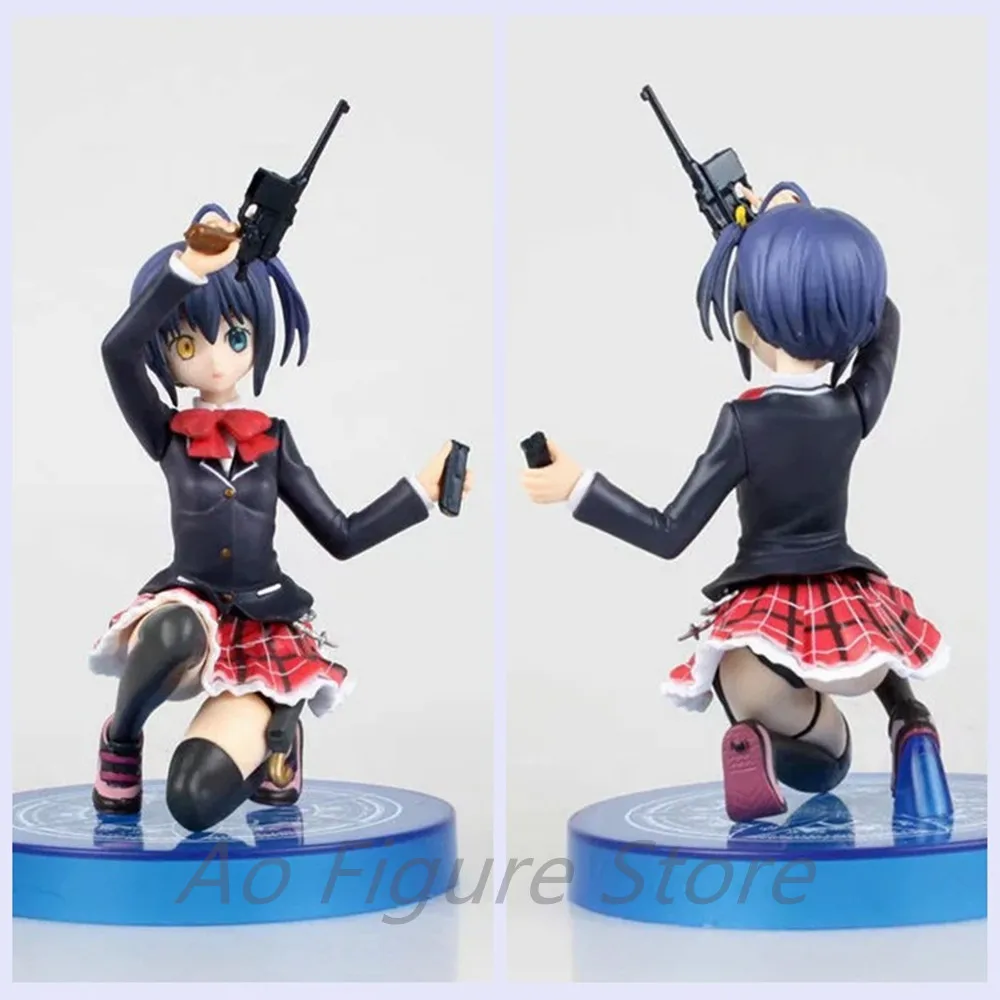 Anime Chu-2/Chuunibyou Demo Koi Ga Shitai The Eil Eye Kneeling Takanashi Rikka PVC Figure Collectible Toy