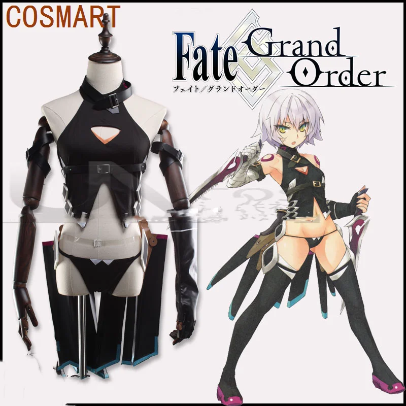 COSMART Game Fate Apocrypha Assassin of Black Jack the Ripper Fate/Grand Order Cosplay Halloween Uniform Carnivla Party Outfits