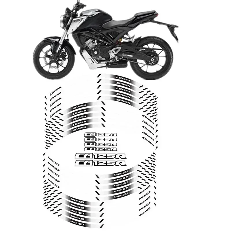 FOR HONDA CB125R Motorcycle Motor Parts Contour Wheel Decoration Decal Sticker - C