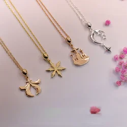 Season of Dreams Necklace Women Sky Children of Light Anime Cartoon Necklaces Woman Fashion Couples Chain Cosplay Collier Gift