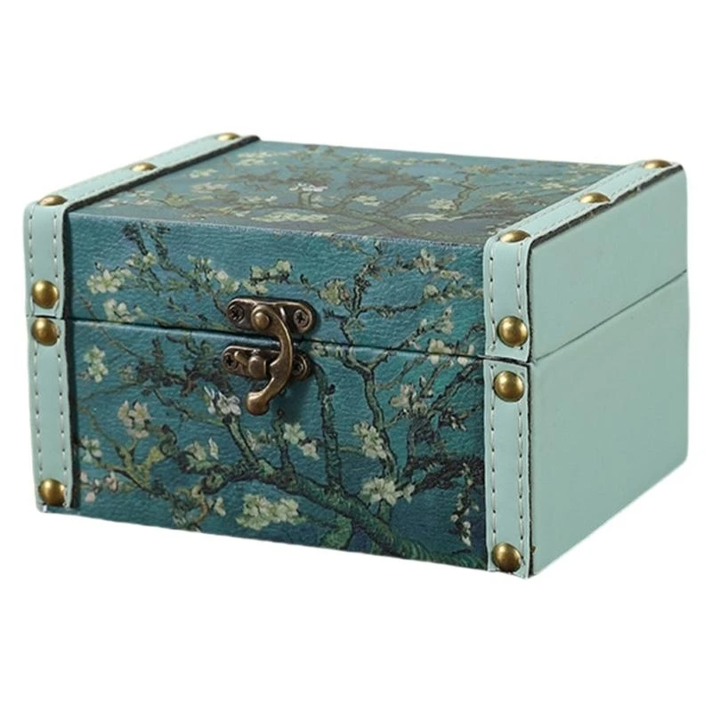 

Portable Sturdy Jewelry Storage Box with Soft Interior and Compartments Accessory for Home Organized Decoration