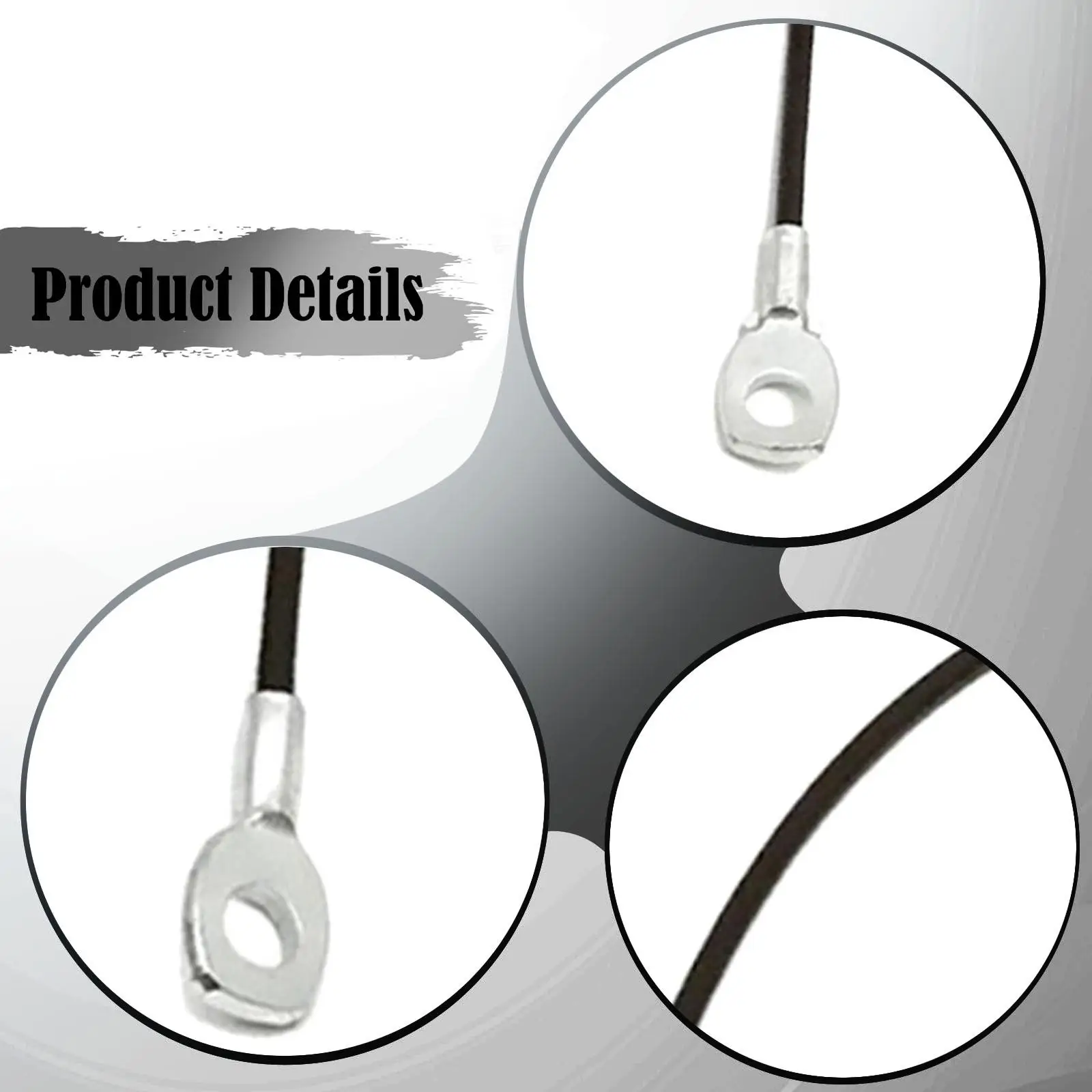Direct Replace Stair Stepper Wire Rope Stainless Steel Lightweight Strong Fitness Part for Home Climbing Machine