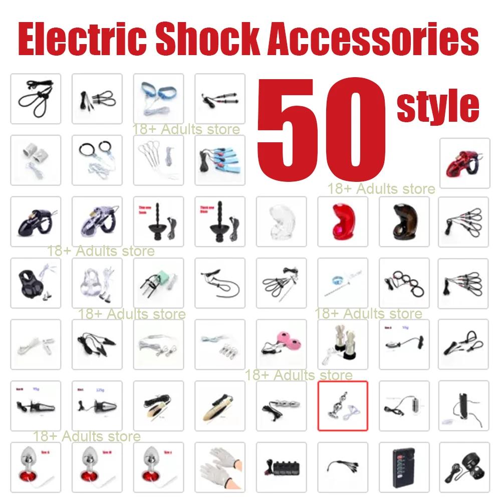 18+ adulto Taser electroestimulación masaje masturbación pulso Anal Butt Plug Estim pene anillo pezón succionador abrazaderas electrochoque