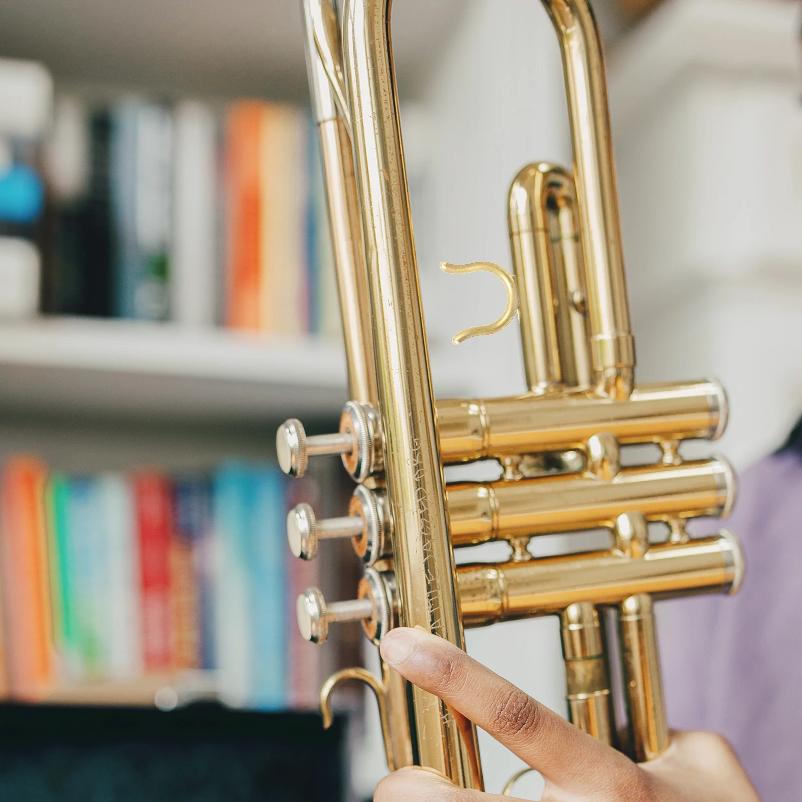 

1pc Trumpet Small Supplies Musical Instrument Accessories Closed Loop Copper Sturdy Durable Fits Trumpet Performance