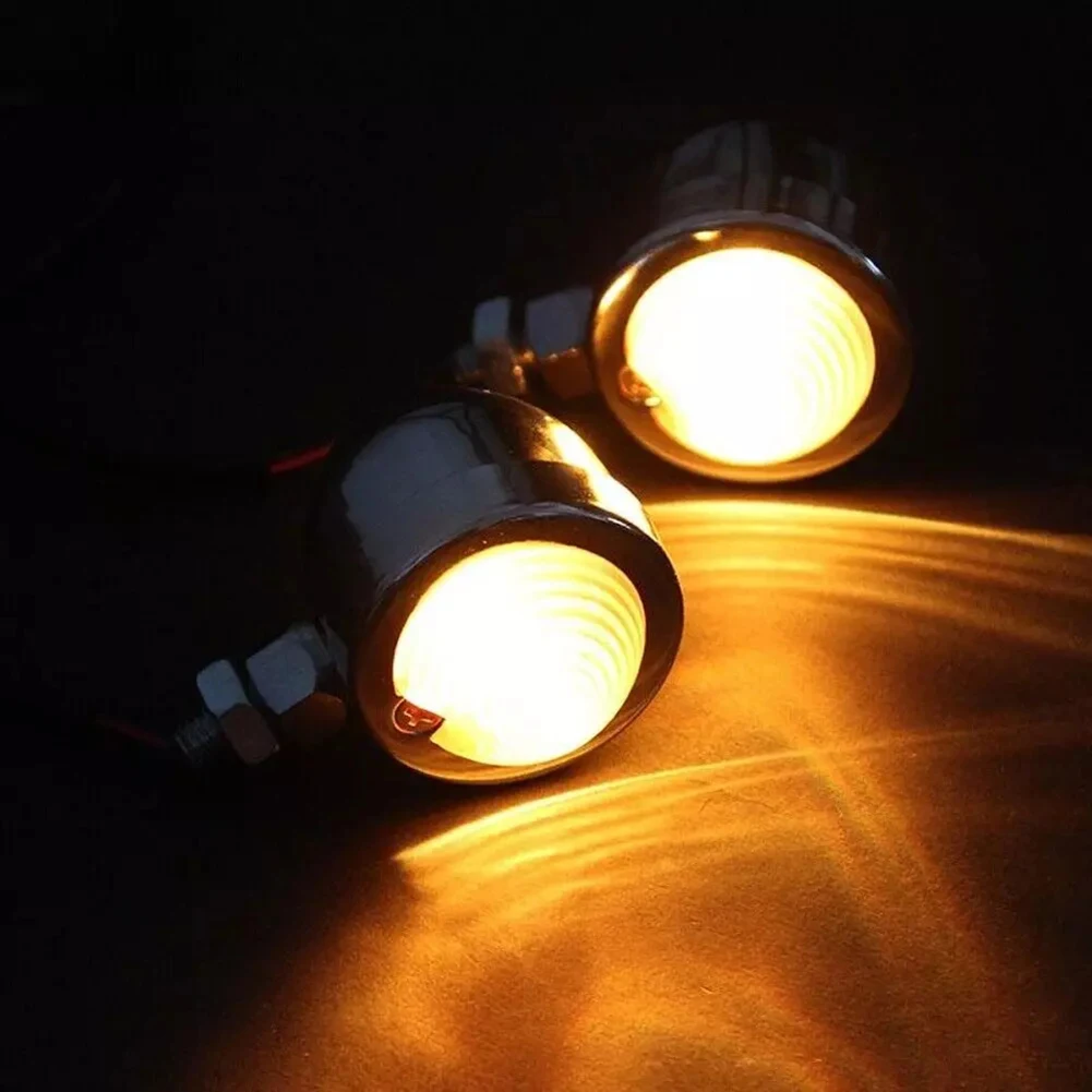 Motorcycle Riding Halogen Direction Indicators Motorcycle Signal Lamp High Adaptability Long-lasting Sleek Design