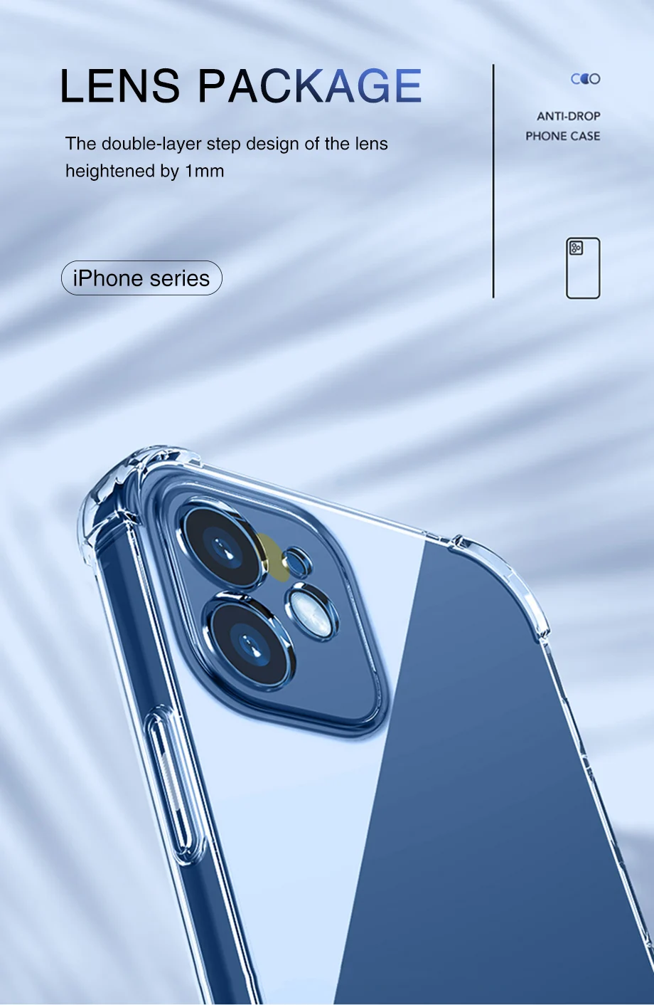 Fallschutz Airbag Soft Case für iPhone 16 Pro Max Funda iPhone 16 iPhone 16 Plus stoßfeste klare transparente Abdeckung Hüllen – Detail 7