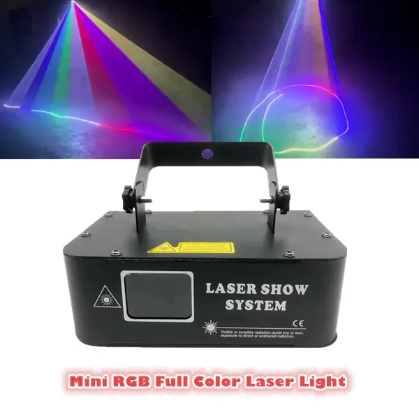 1-8pcs Mini Laser Effect Light 500mw RBG DJ Laser Light Disco Party Lighting