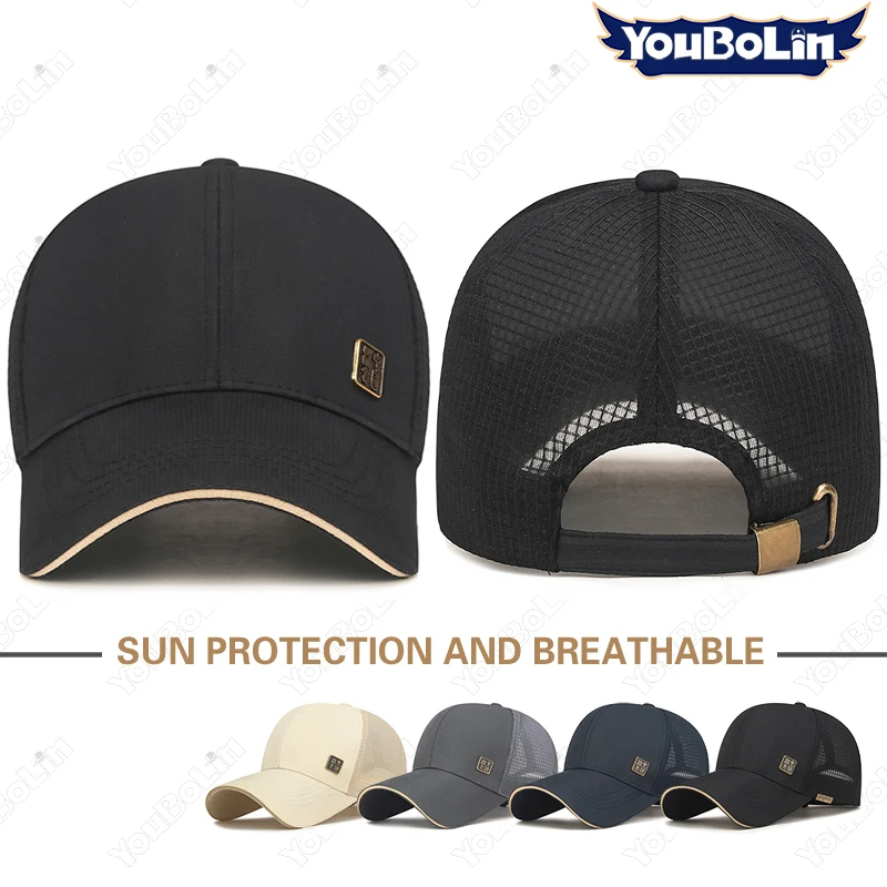 

Бейсболка, летняя унисекс шляпа от солнца, сэндвич-полые поля, жесткий верх, регулируемая сетчатая кепка в китайском стиле, кепки для дальнобойщика, шляпы для папы