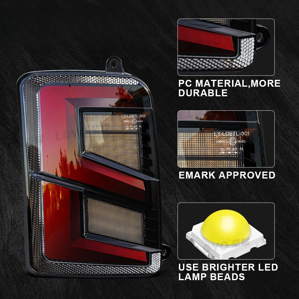 LED Modified Tail Light Fit for NIVA 4x4 Offroad Car Rear Stop Reverse Lamp Russian Model