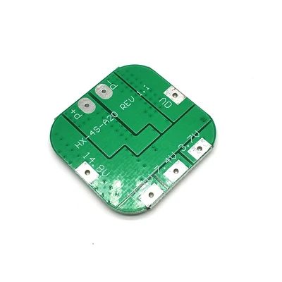 4 Series 14.8V Lithium Battery Protection Plate 18650 16.8V Overcharge and Overdischarge 20A Current Limit Protection