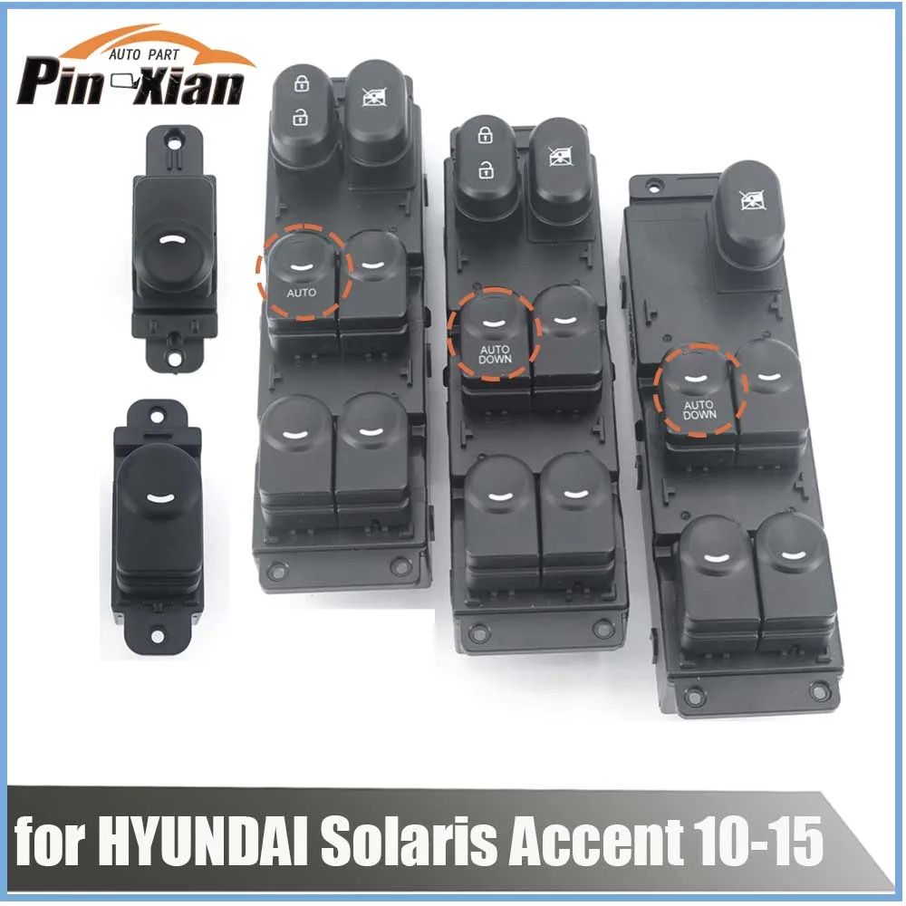 

935701R211 935701R212 935701R101 Door Window Regulator Switch Left Right for Hyundai Solaris Accent 2010-2015 935751R001