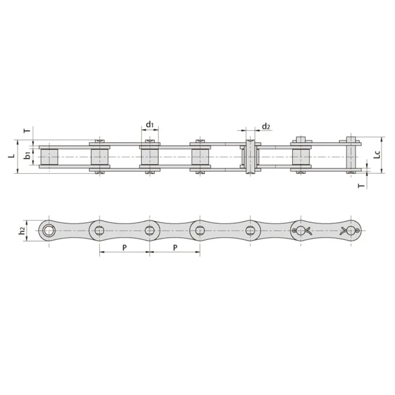 

【Best-selling】S Type Steel S32 S42 S45 S51 S52 S62 S77 S88 Agricultural Conveyor Roller Chain