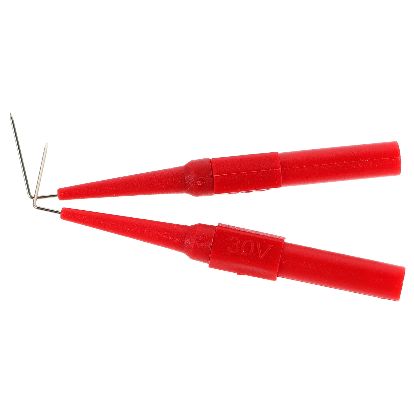 

2pcs Back Probe Pins Bendable 4Mm Socket Plug Needle Test Probes For Electrical Automotive Circuit Testing Multimeter
