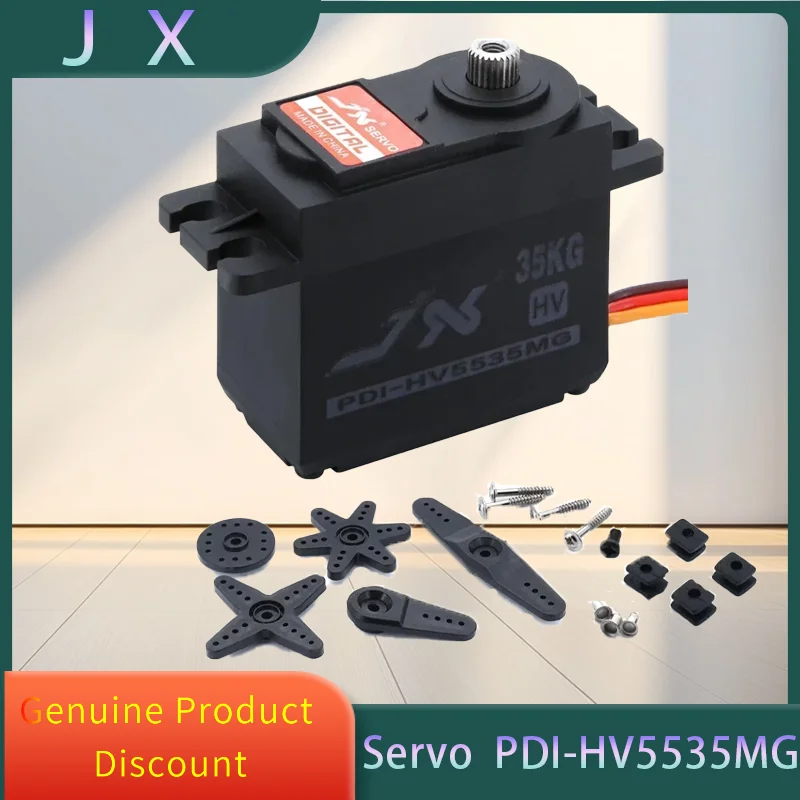 

​JX RC Servo PDIHV5535MG 35KG Digital CoreBrushed Metal Gear Digital Servo for 1/8 1/10 RC Car