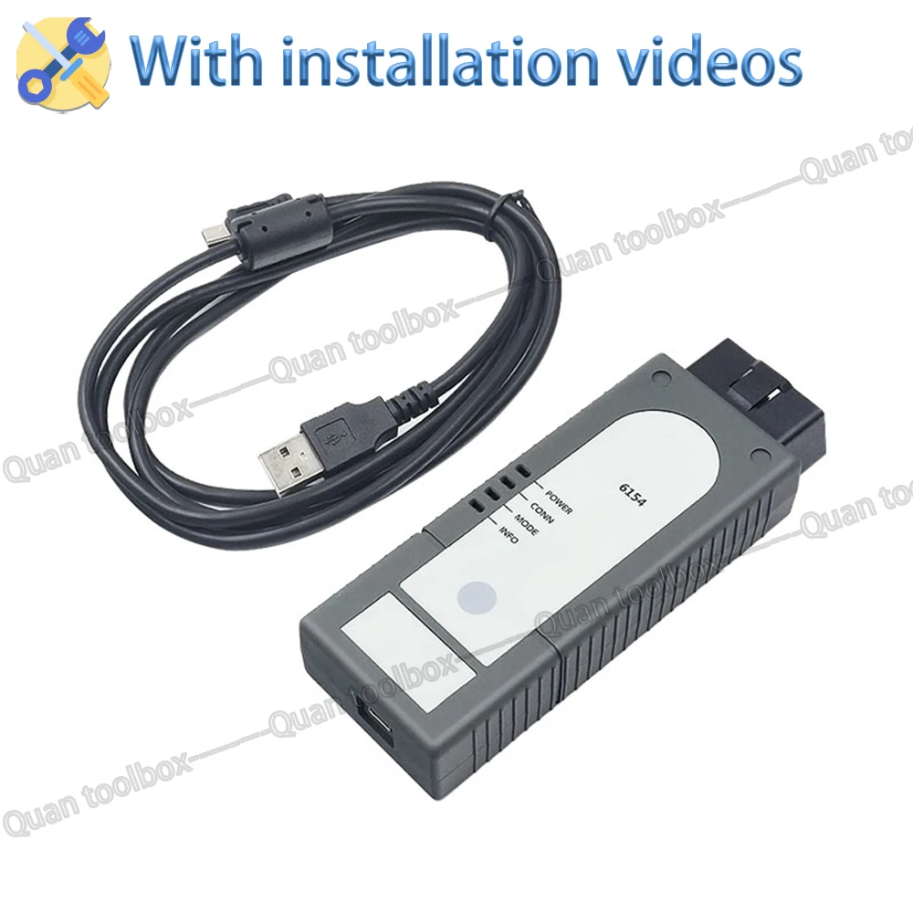 WiFi V-A-S 6154A V1.9 O-DIS V7.2.1 OBD external equipment o-dis v-a-s 6154 diagnostics for cars Vehicle Maintenance Code reader