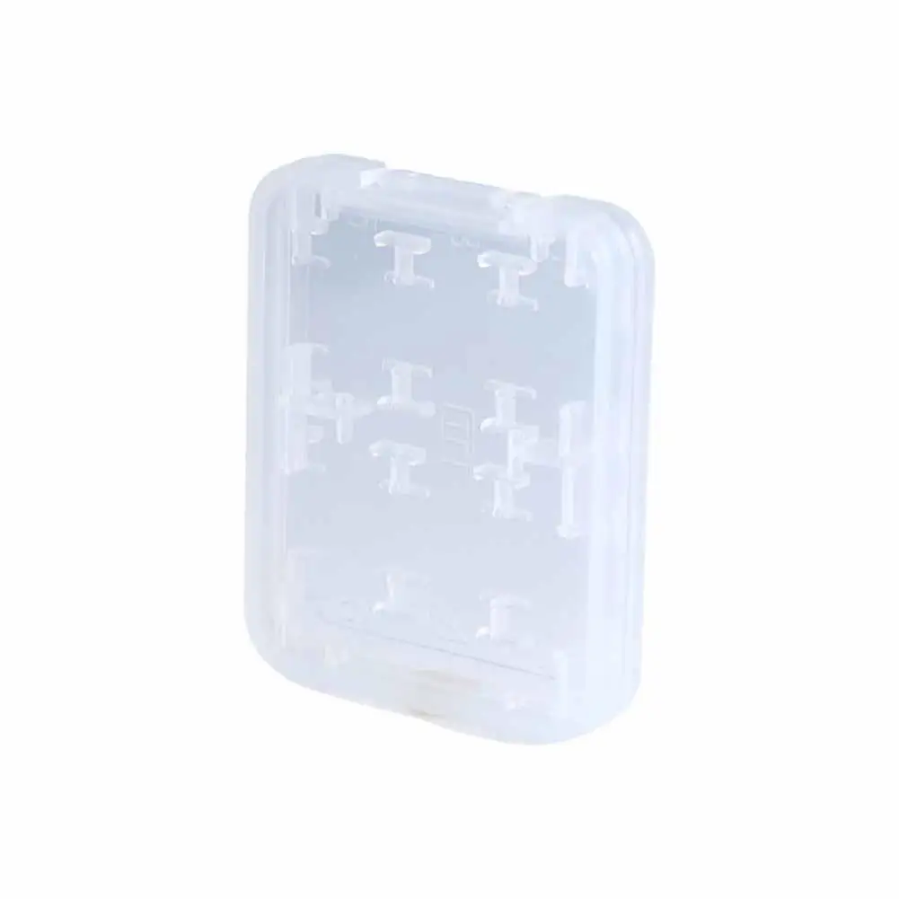 Waterproof SD Card Case Holder Hard Case Storage Box Clear Plastic Memory Card Case for SD/SDHC/SDXC/Micro SD/TF Card V2D7