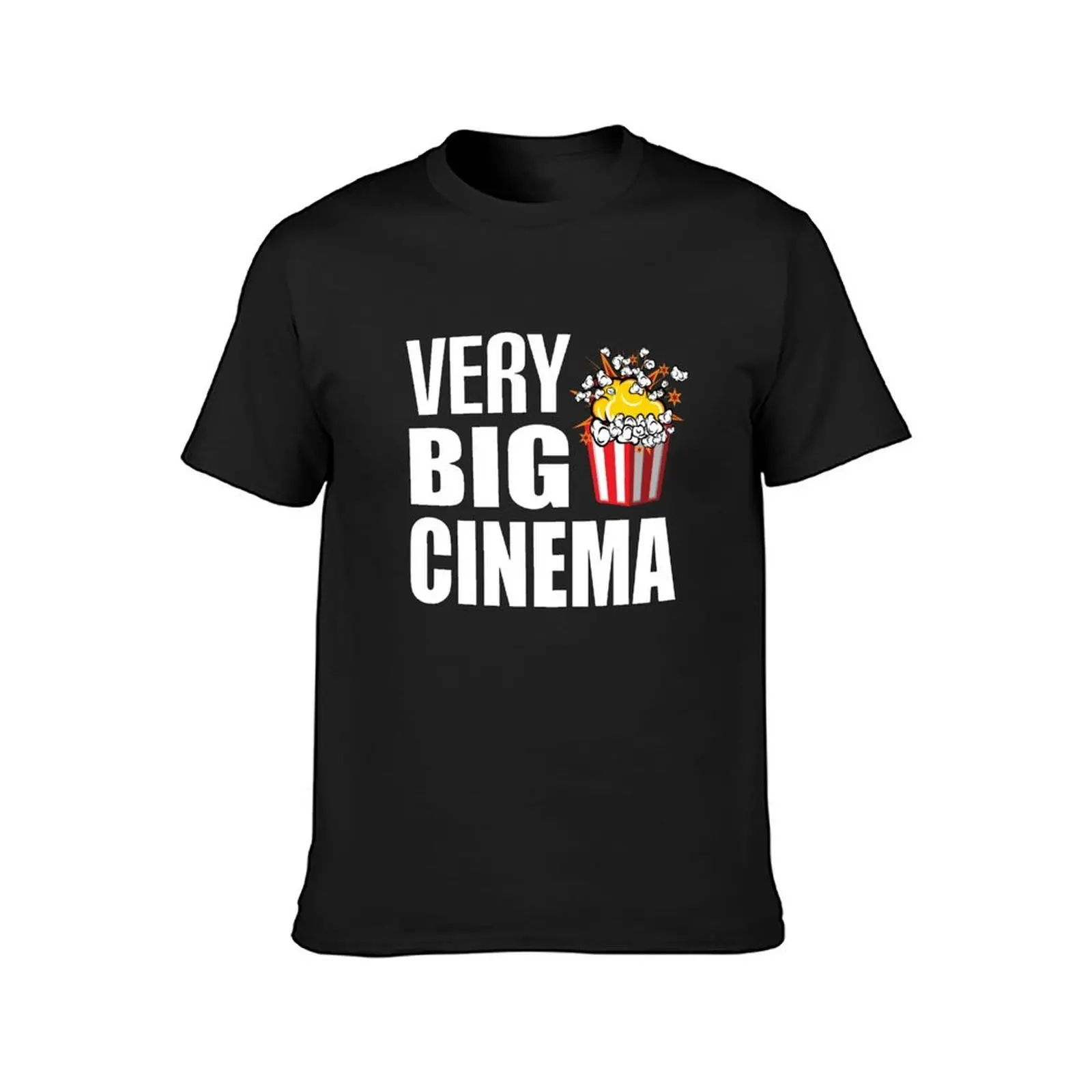 Very big cinema very big cinema funny denglish saying T-Shirt plus size tops sports fans mens clothes