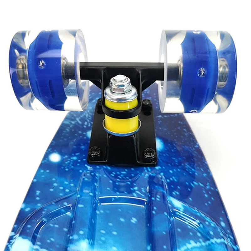 Top!-Mini Cruiser Skateboard 22Inch Fish Board Children Scooter Longboard Penny Board Skate Board For Beginners Teens