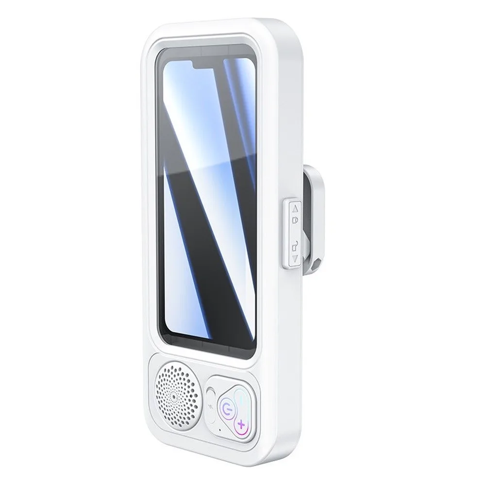 For Steamy Environments Waterproof Shower Phone Holder Waterproof Holder Sensitive Touchscreen Function No-drilling Installation