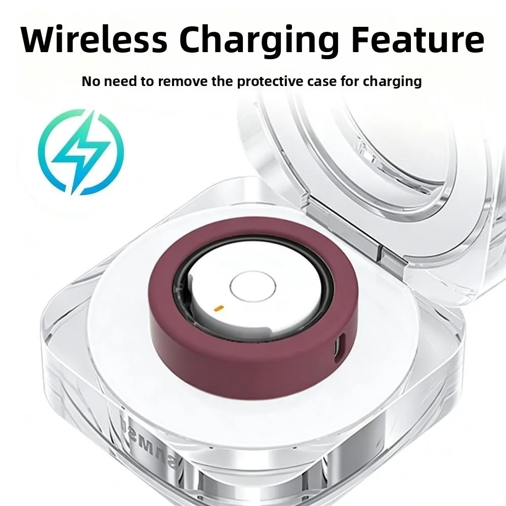 Silicone Ring Cover Elastic Anti Fall Smart Ring Protective Case Dustproof Anti-Scratch Finger Wrapper for Oura Ring 4