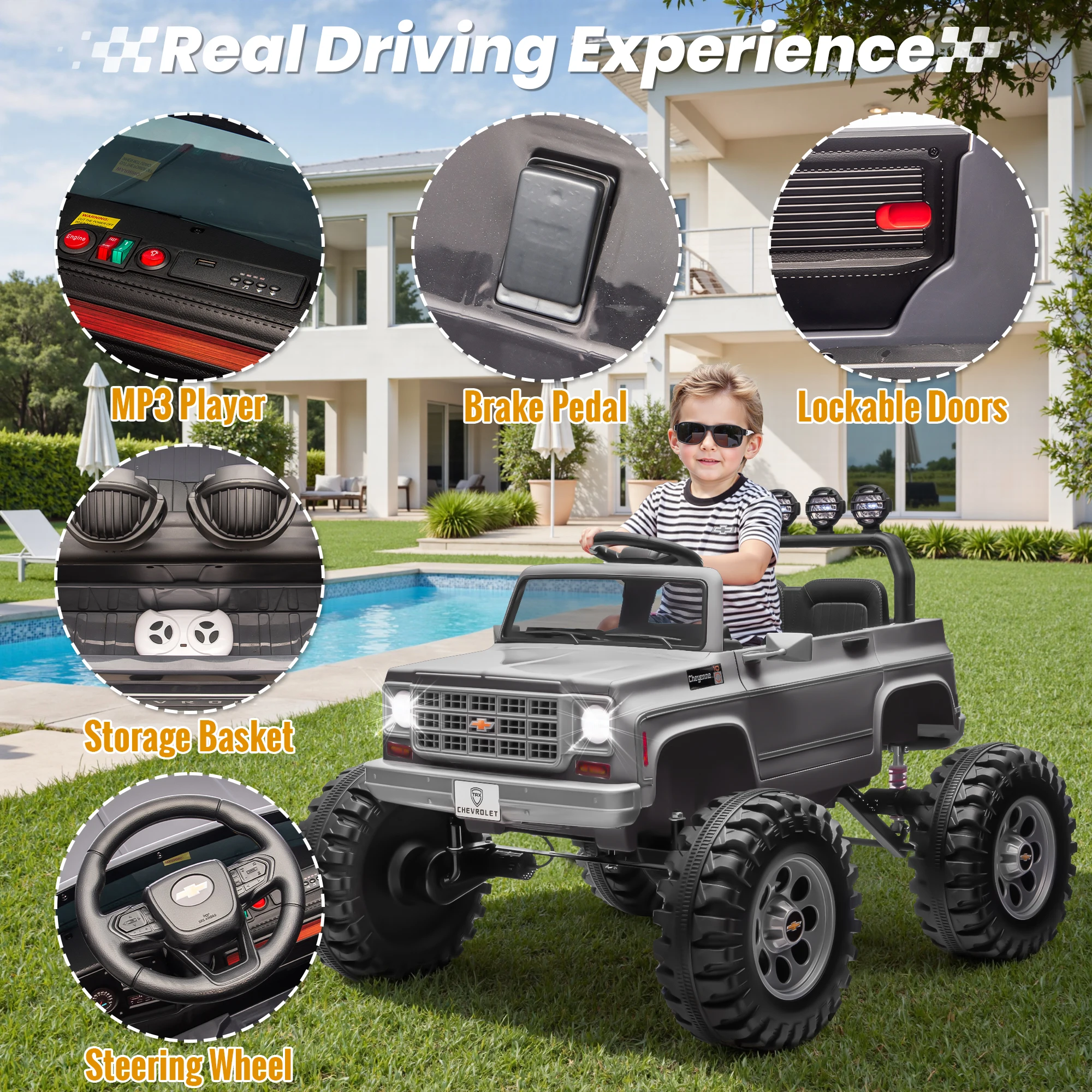 24V Ride on Licensed Chevrolet - Kids Toys Big W 评论和价格