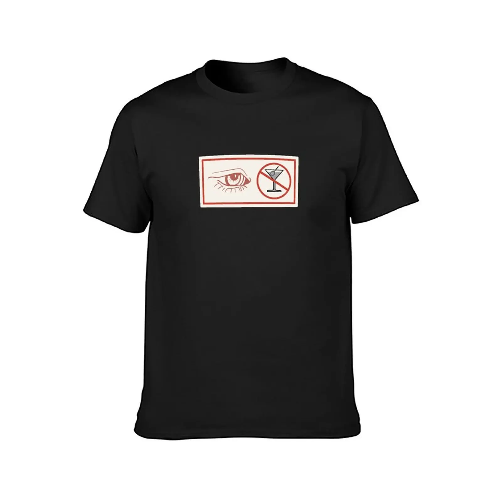 Winking-Eye Alcohol Suggestion T-Shirt new edition hippie clothes tops plain white t shirts men