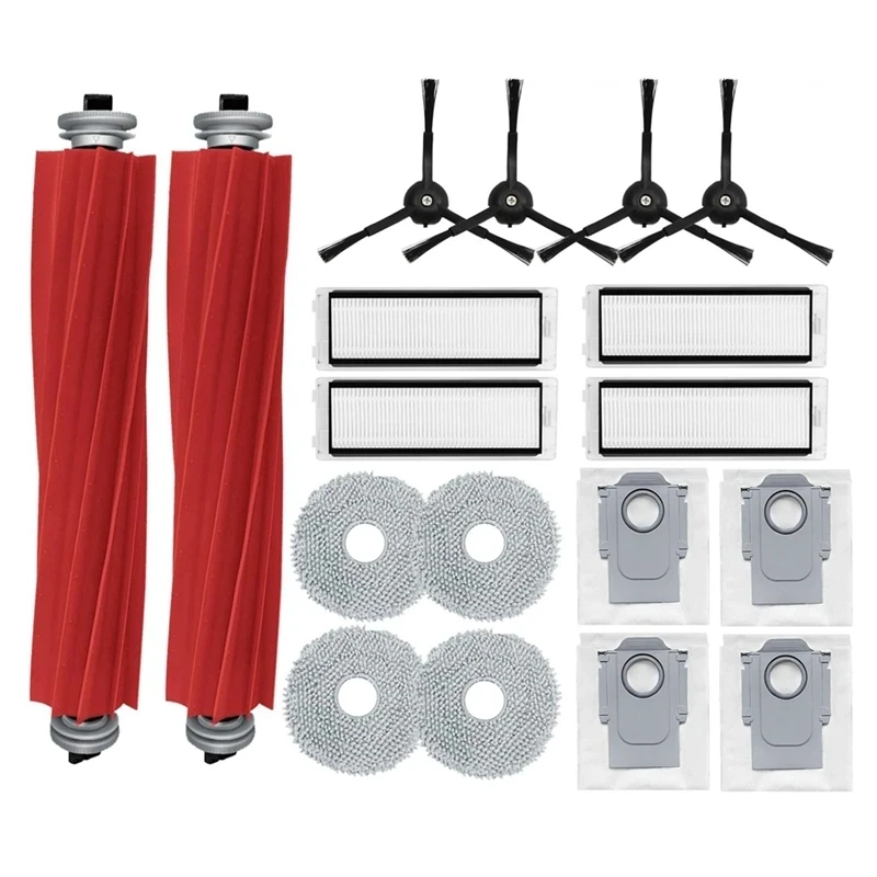 Pièces de rechange pour aspirateur robot Roborock Q Revo / P10 A7400RR, brosse latérale principale, filtre Hepa, vadrouille, gril, sac à poussière