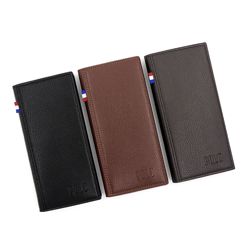 

New men's long wallet, simple business PU, 30% off men's wallet, multifunctional and multi slot bag