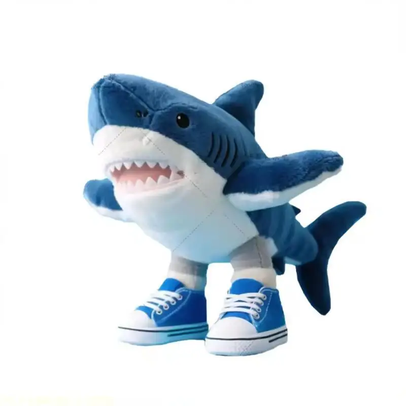 새로운 Tungtungtung Sahur 이탈리아 Brainrot Tralalero Tralala 봉제 인형 애니메이션 주변 인형 상어 부드러운 베개 장난감 팬 선물