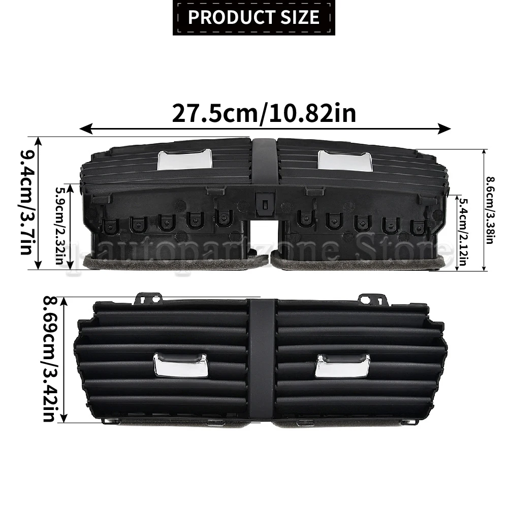 BB53-19C681-A Center Dashboard AC Vent Louver Replacement For Ford Explorer 2011-2015 Police Utility 2013-2015