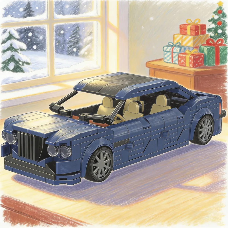 

369pcs MOC Bentley Flying Spur City Champions Model Building Blocks Architecture Festival Gifts Toy Education Brick Birthday