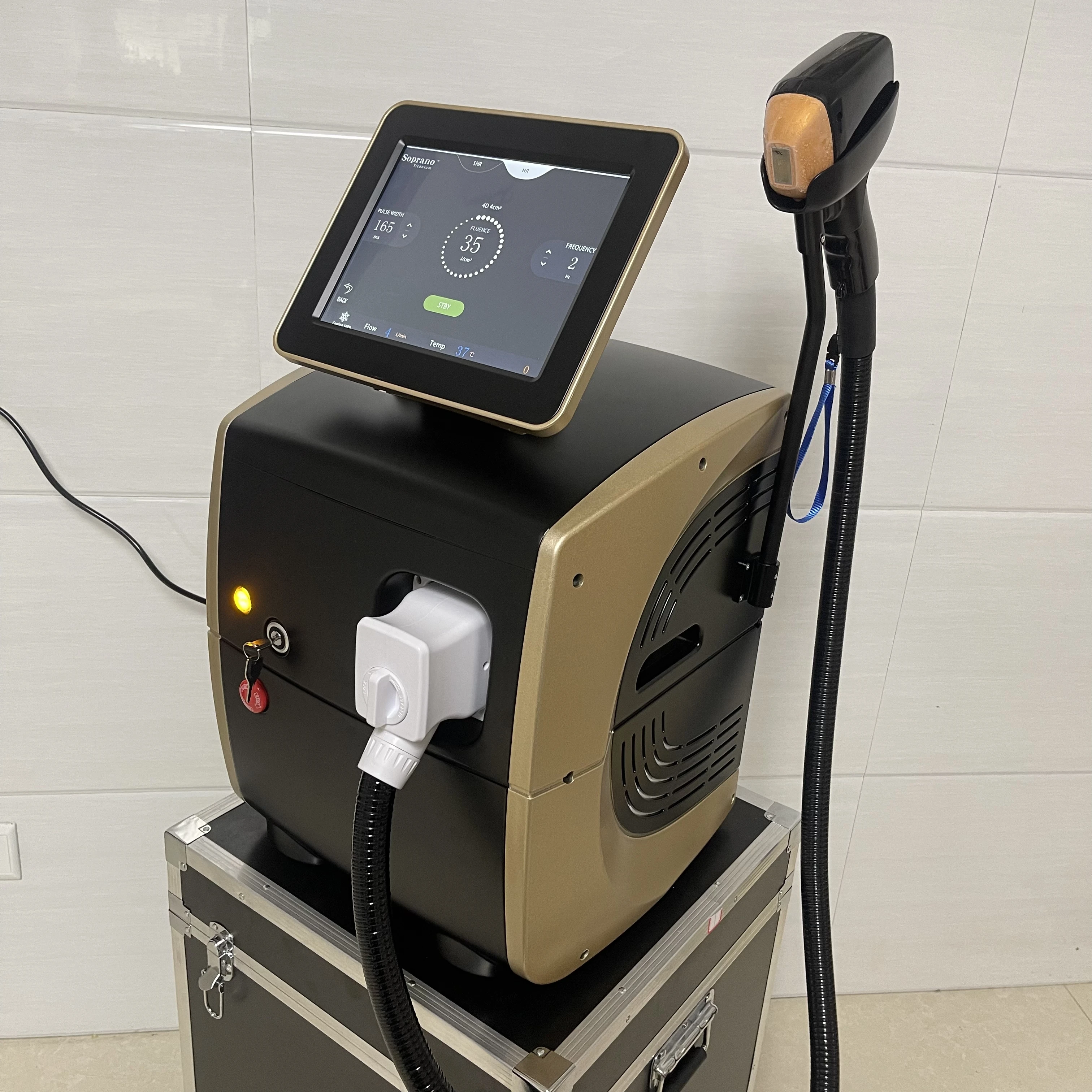 2025 Upgraded 4-Wave 4000W Laser Hair Removal Device 808/755/940/1064nm Diode Cooling for Permanent Hair Removal in Beauty