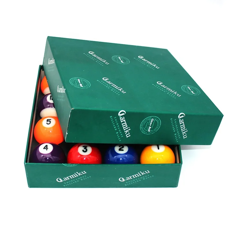 

Premium Quality ARMIKU 52.5mm Billiard Pool Ball Set with Green Box