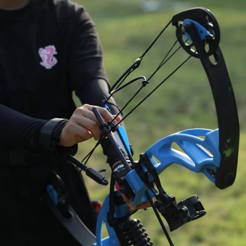 Youth Compound Bow Full Set, Adjustable Pounds, Children's Outdoor Competitive Archery Sports Bow and Arrow