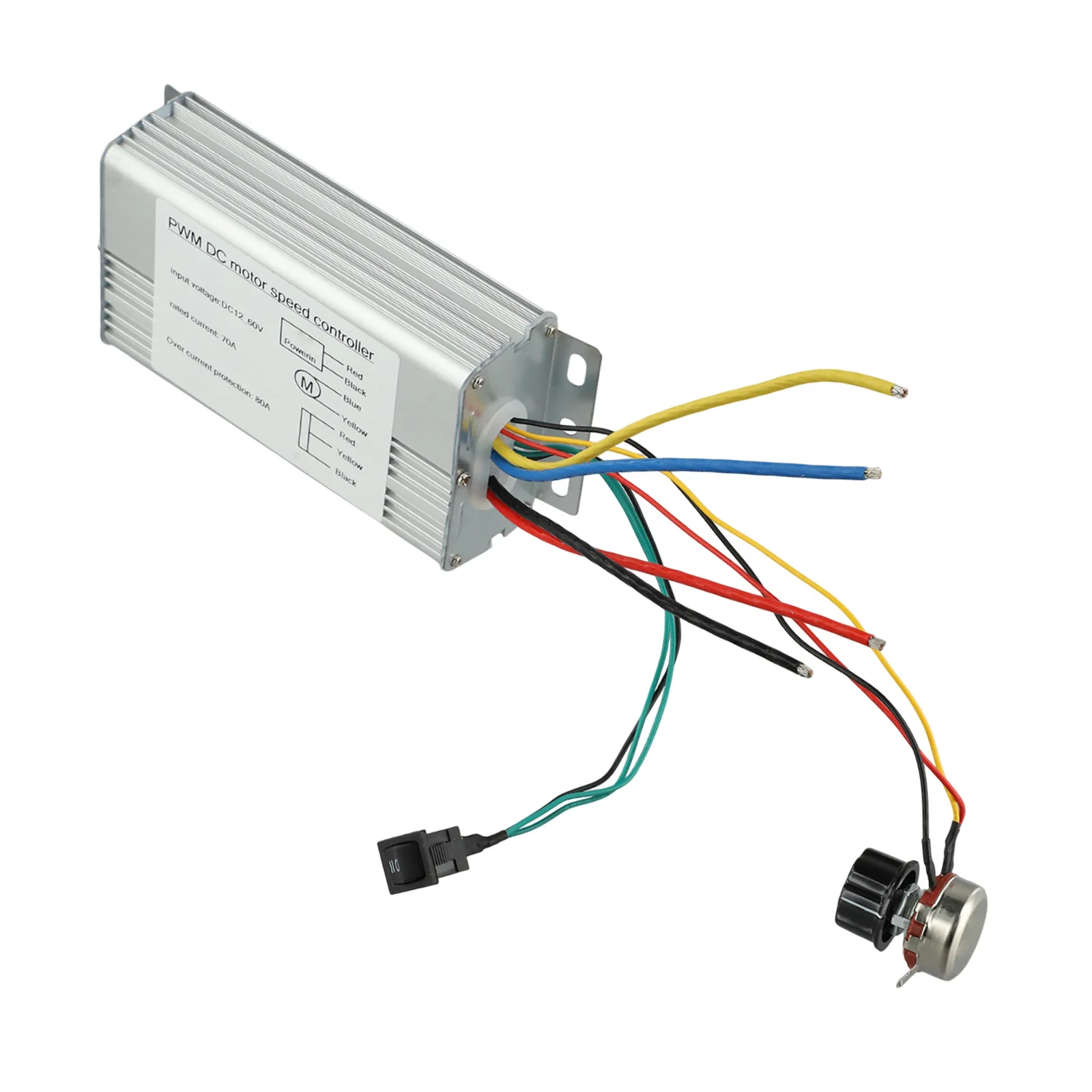 Electrical Speed Controller Brushed Motor Controller For DIY Motor Projects Adjustable Speed High Reliability Linear Output